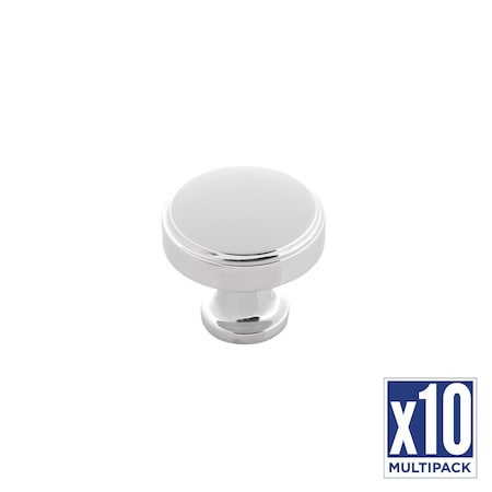 Hickory Hardware Knob 1-1/4 Inch Diameter, 10PK H077849CH-10B